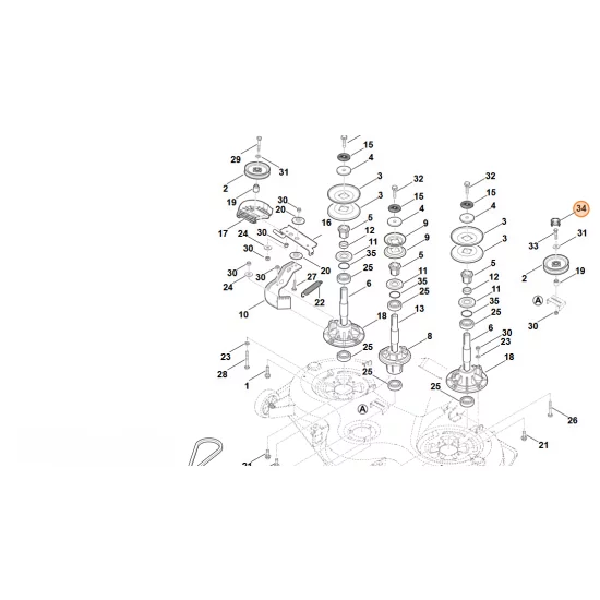 Stihl  Pokrywa 6160 706 0740